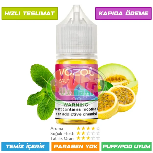 Vozol Likit Love 777 Salt 30ml